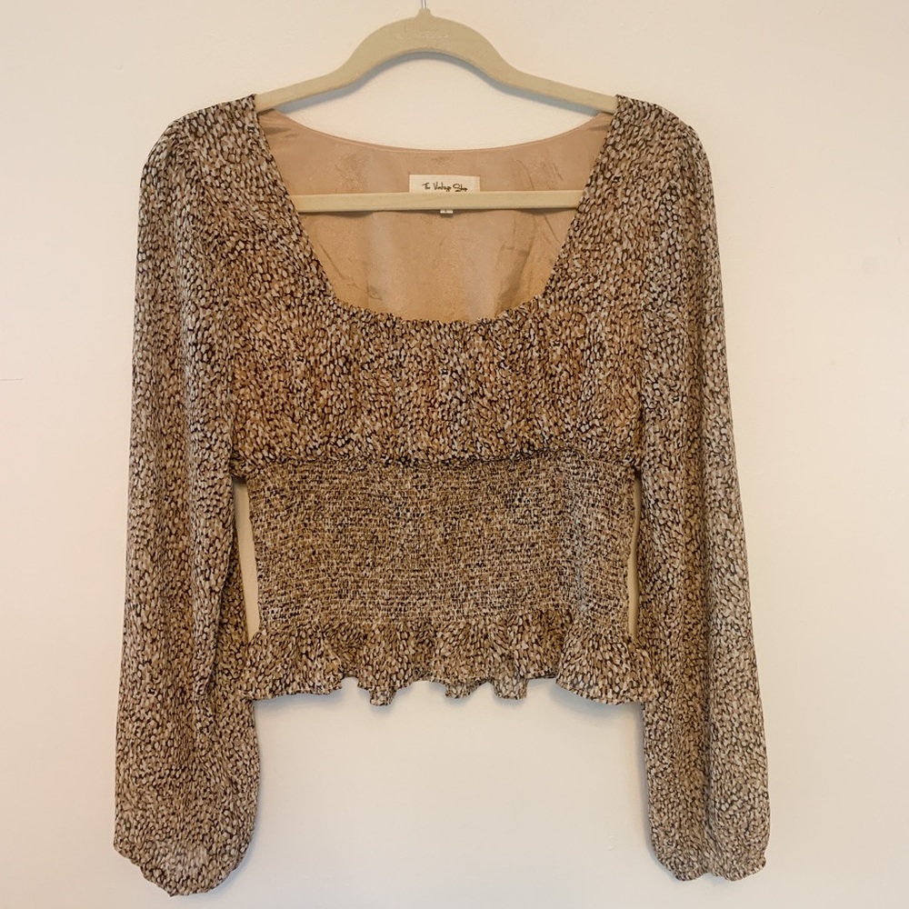 Boutique Square Neck Top NWOT